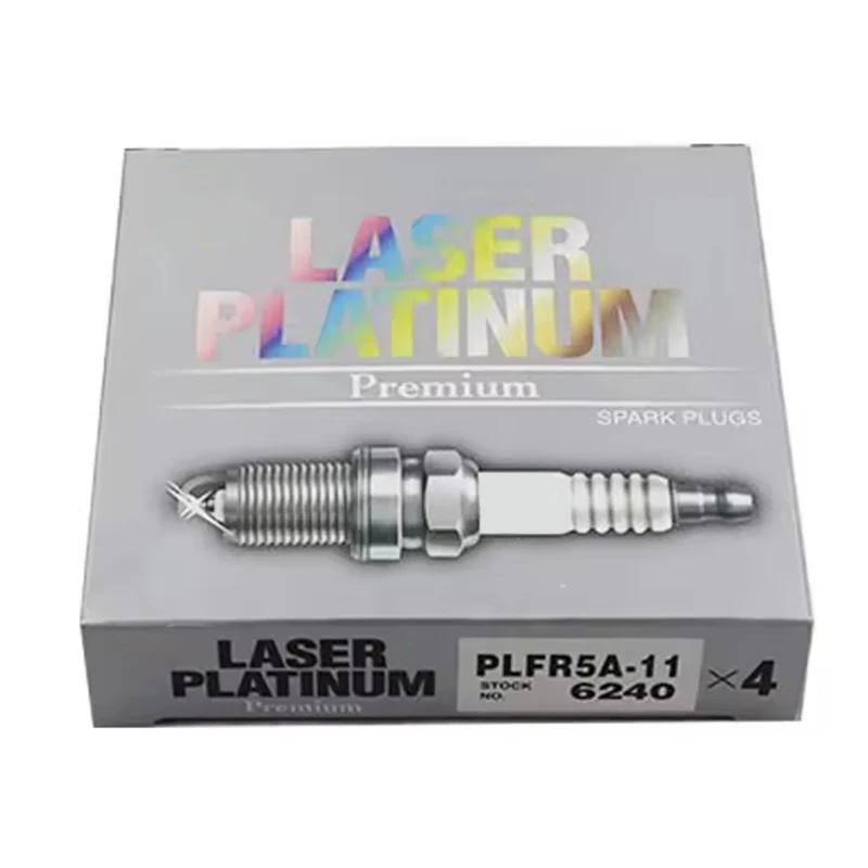 4/PCS 6240 PLFR5A-11 Iridium Spark Plug for Peugeot 406 407 Nissan X-trail Almera QR20DE VQ35DE Citroen C5 C6 Infiniti Reault
