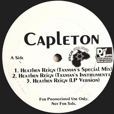 Płyta 12-calowa CAPLETON - Heathen Reign / See From Afar żaden African Star Mu 1996 USA Reggae, Ska & Dub Używana