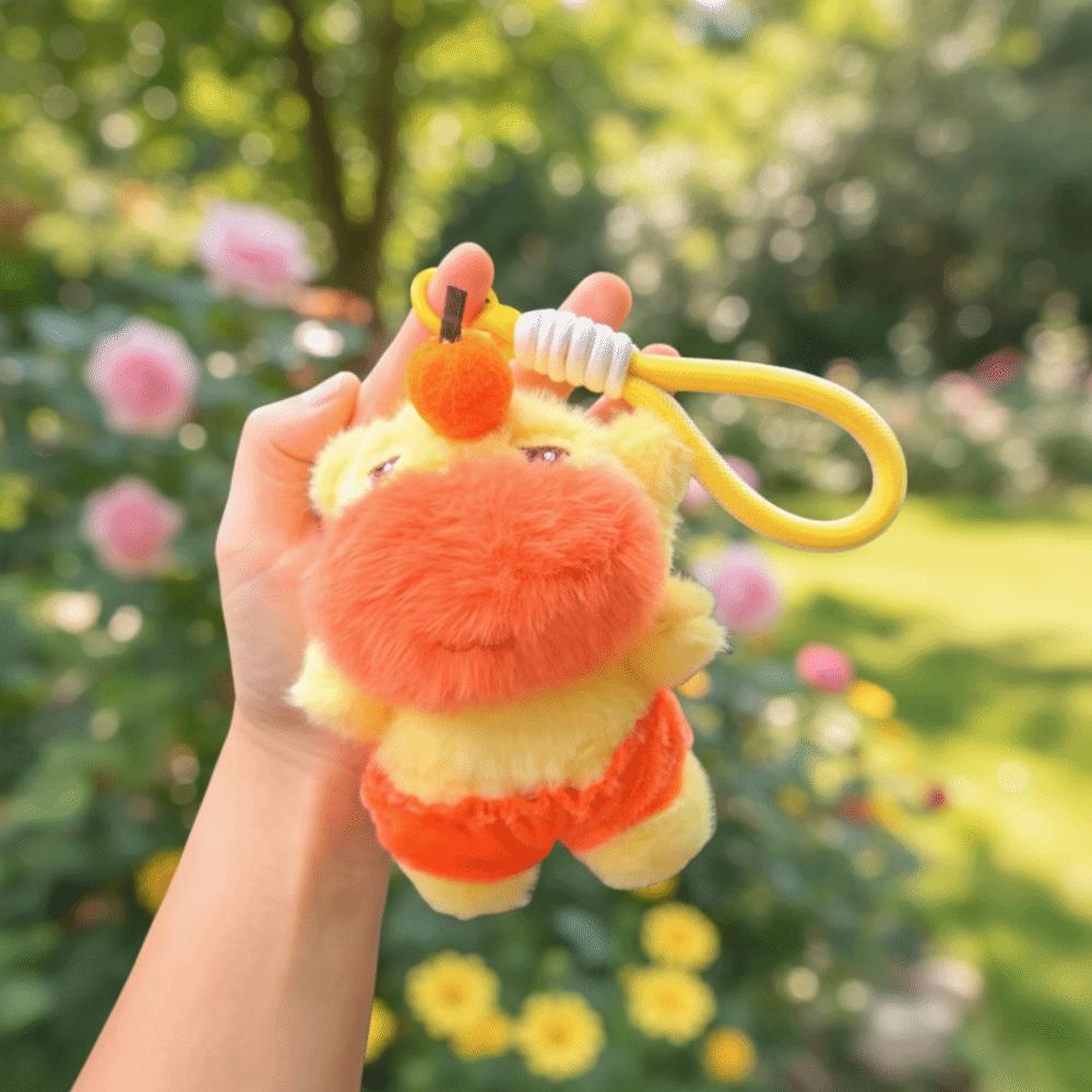 Lovely Capybara Lulu Plush Keychain Cute Dolphin LULU Plush Doll  Bag Charm