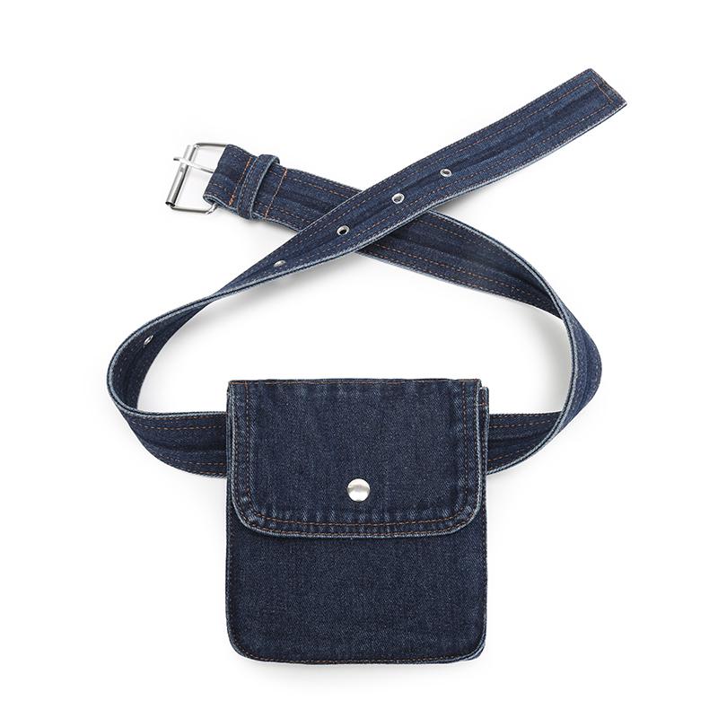 Denim Tasche Damen Umhängetasche Bauchtasche Pendler Crossbody Tasche