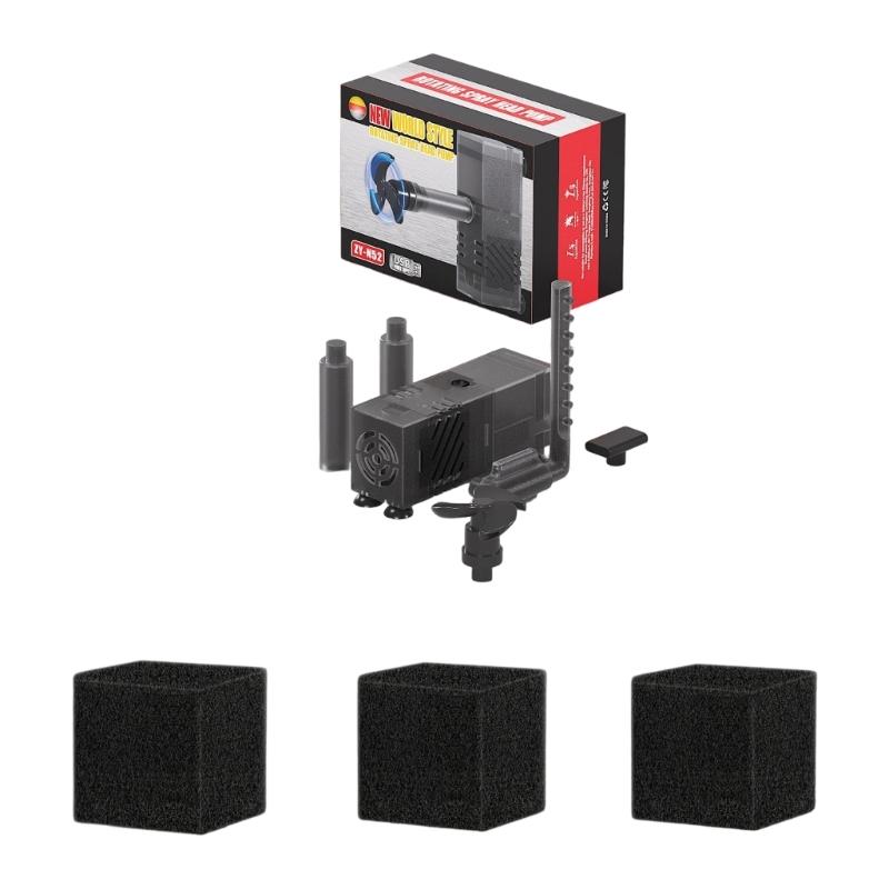 Noiseless Water Filter Geyser Pump USB Propelled for Outdoor Reservoirs and Indoor Aquariums