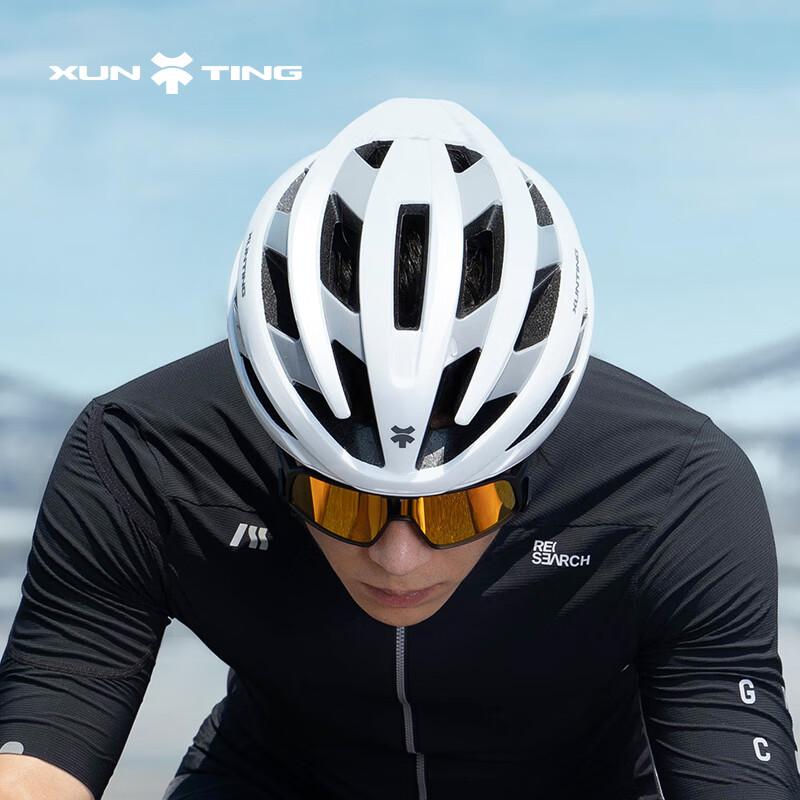 XUNTING Bicycle Helmet, Integrated Breathable Design And Men, Suitable for Mountain Biking And Road Cycling, Safety Helmet, Cycling Equipment