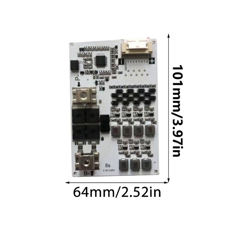 High Efficiency 8S 3.2V Lithium Battery Protections Board Battery Management System for Electric Vehicles DIY Projects