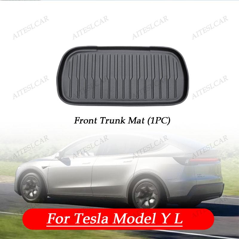 Custom TPE Car Floor Mats For Tesla Model YL Full Coverage Waterproof Anti-slip Durable All Weather Auto Foot Liners Car Interio