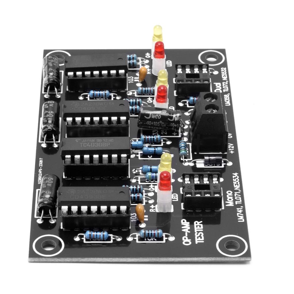 al Amplifier AMP Tester Module Single Dual Screening Circuit Board for IC Amplification Judgement and Roughly Conversion Rate Judgement