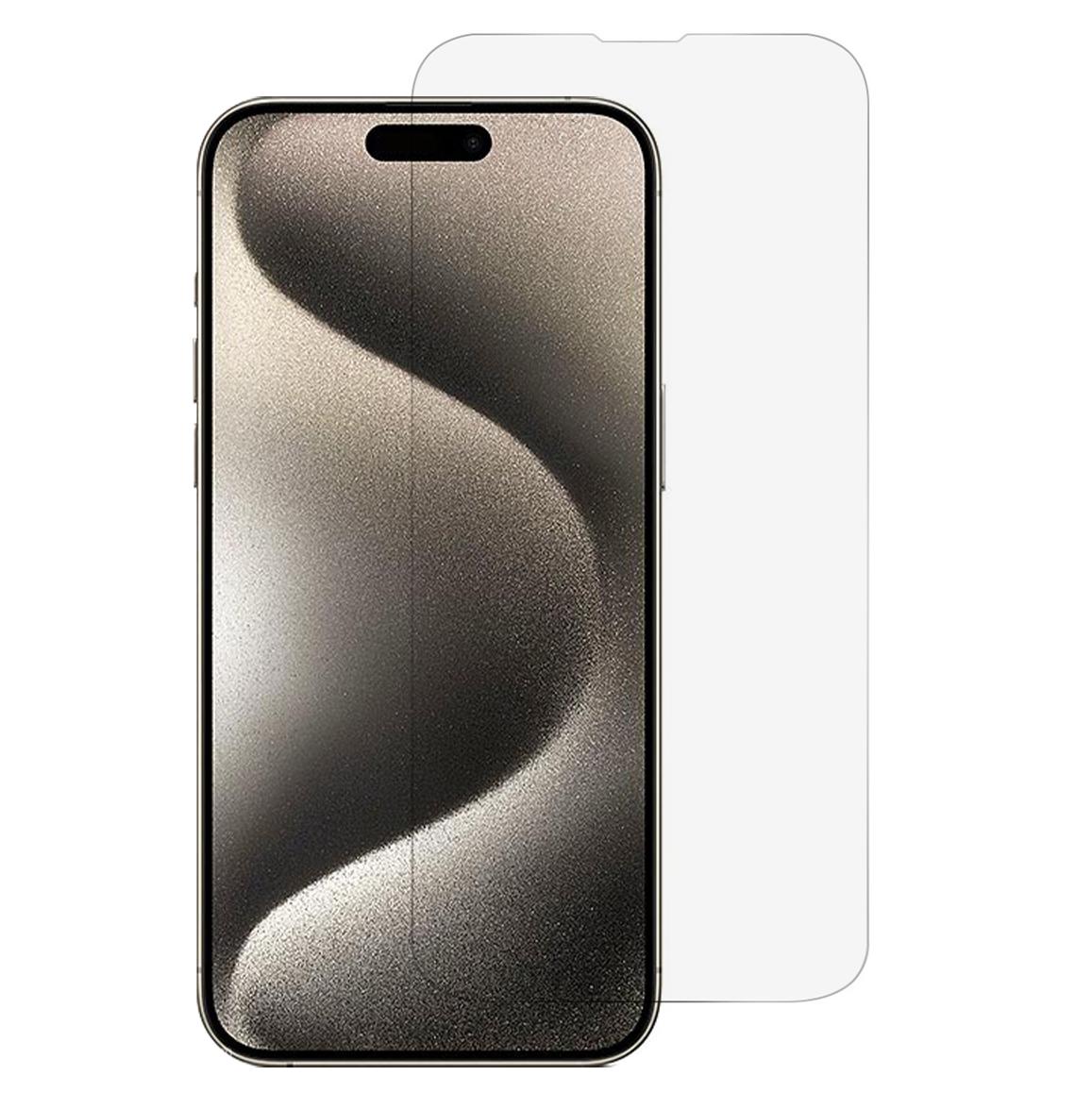 

Для iPhone 15 Захисне скло 3D Великий вигнутий край Високоалюмосилікатне скло HD Прозора плівка Type A