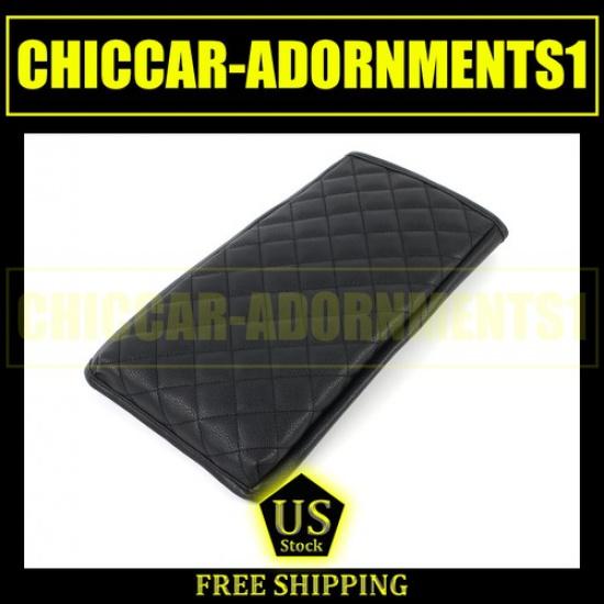 Center Console Armrest Box Cover Pad For Ford Bronco + Accessories Black