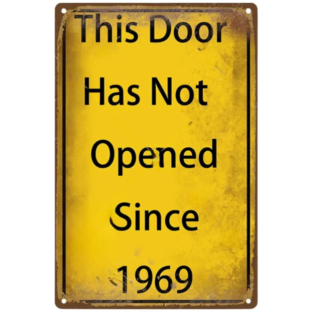 Vintage Caution Notice Zone Sign Metal Plate Warning Children Vedio Retro Plaque For Man Cave Garage Danger Door Wall Decor