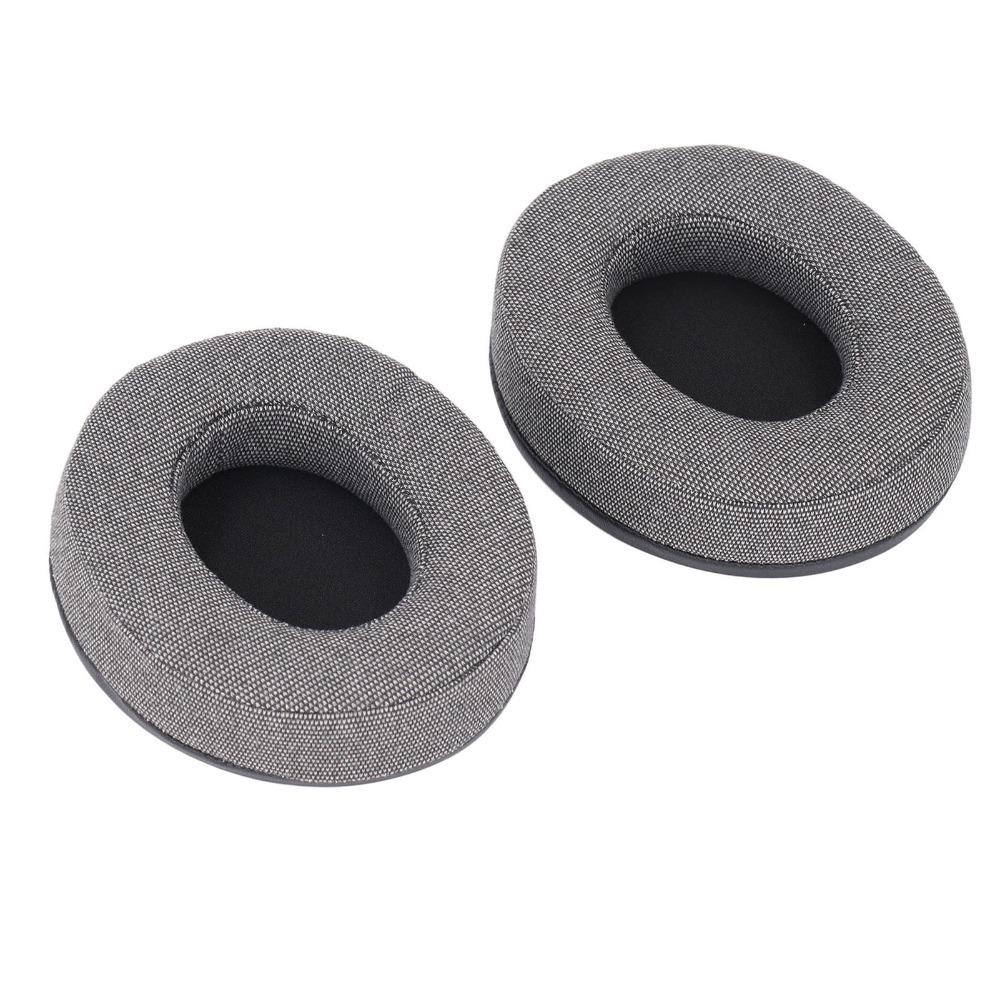 2PCS Cotton And Linen Fabric Noise Isolation Ear Cushions for SHP9500 SHP9600 Headphone Repair