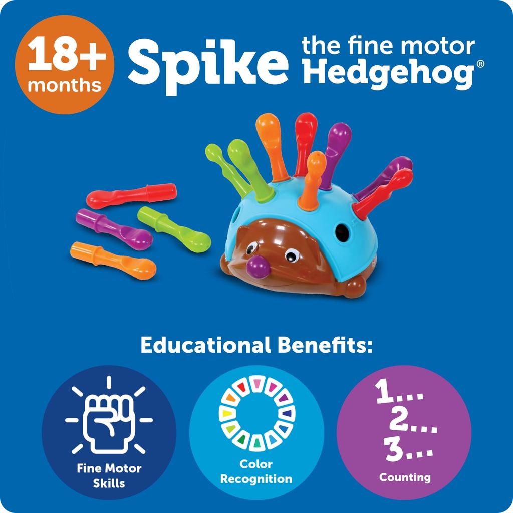 Learning Resources Baby Fingertip Educational Toy Hedgehog LER8904 Authentic