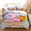 New Print Cartoon Kid-E-Cats Bedding Set Luxury Duvet Cover Comforter Bed Set Quilt Cover Pillowcase,King Queen Twin Size Luxury