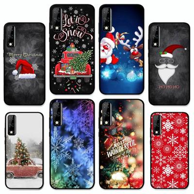 Coque de téléphone pour Nouvel An Noël Pour Huawei Y9 Y8 Y6 Prime Y7 Pro Y8s Y5 Mate 20 Pro 10 lite Housse