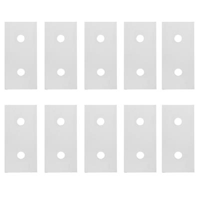 10 pièces plaque de jonction en aluminium plat renfort de connexion outil de connexion verticale 4040 ?2 trous