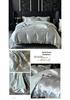 Luxury European Lace Trim Jacquard Silk Bedding Set
