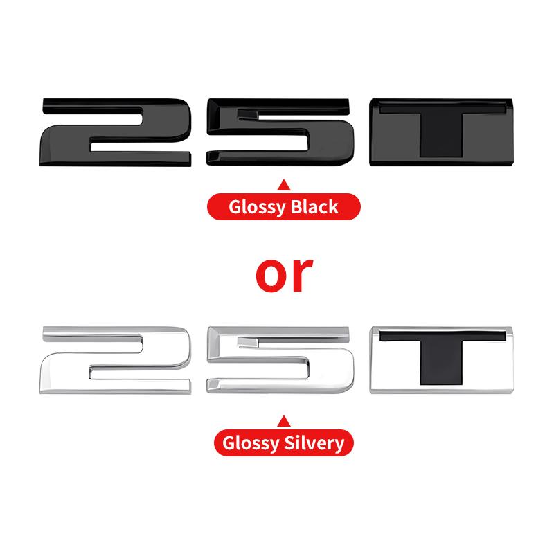 ABS Rear Tail Trunk Emblem Car Letter Logo Fender Side Stickers For Cadillac CT4 CT5 CT6 CTS XT4 XT5 XT6 XTS ATS AWD 25T 28T 40T