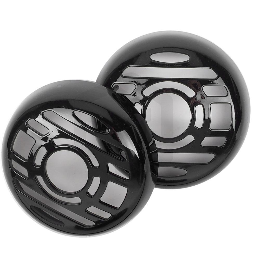

2PCS/SET Turn Signal Light Cover For Harley Road King Road Glide Softail Standard FXST Slim FLSL Sport Glide Street Glide Black-style1