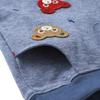 length navy blue [MIKI HOUSE] Pants, 3/4 pants, stretch, bear, boys, girls, babies, kids, children's clothing, 10-3214-685, 90cm,
