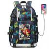 ONE PIECE Luffy School Bag Animation Peripheral Large Capacity Lightweight Backpack Junior High School Backpack Travel Bag
