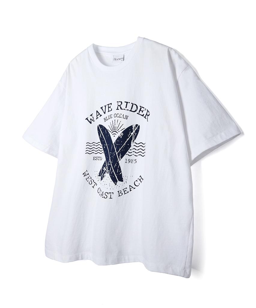 HOOVES Wave Rider Graphic Short Sleeve T-Shirt [2-Col]