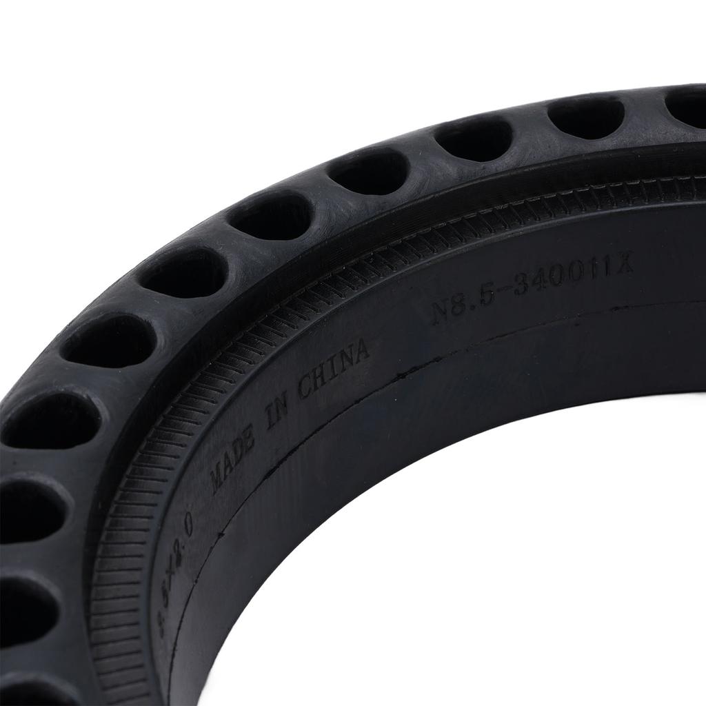 Electric Scooter Solid Tire 8.5in Cellular Anti Puncture Shock Absorbing Rubber Wheel Replacement for M365 Pro Pro2 1S