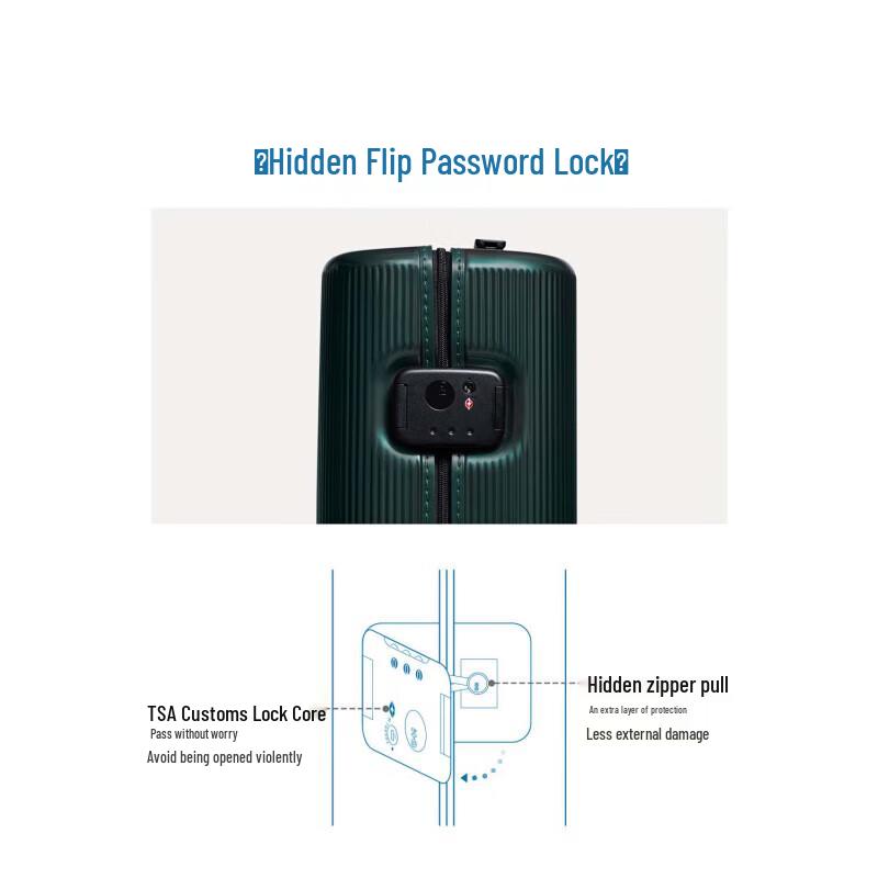 ITO PISTACHIO Hard-Shell Spinner Luggage