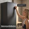 Metal Locker with Lockable Door and Clothes Rail, Single Steel Locker for Home or Office, Black