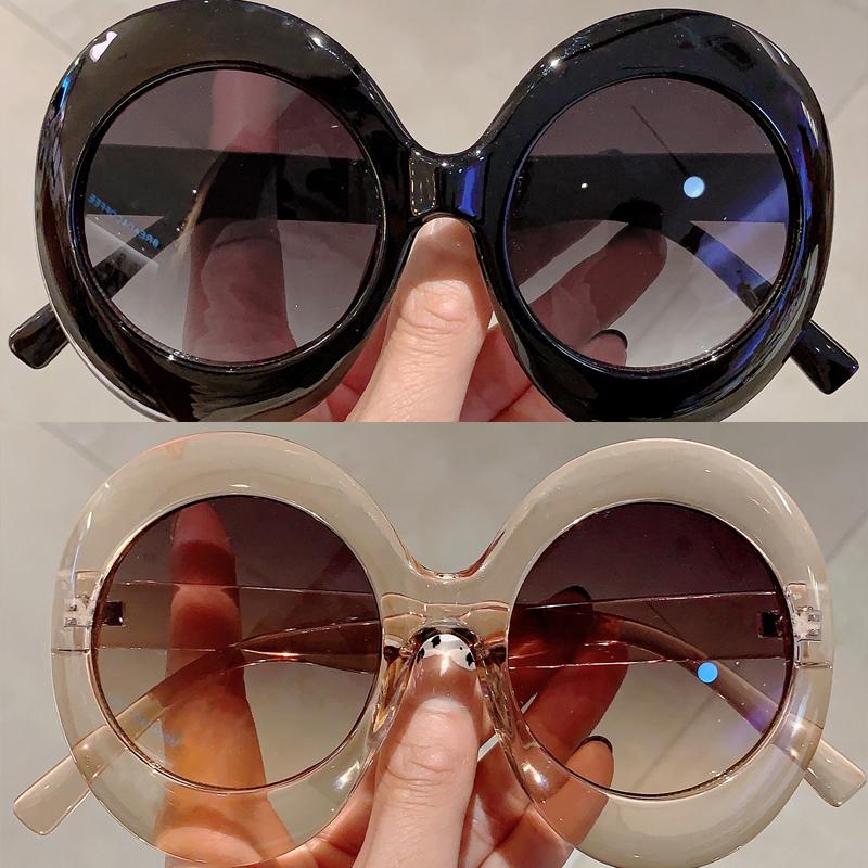 1/6pcs Fashion Large Square Sunglasses Women Designer Cateye Sun Glasses Vintage Female Color Frame Eyeglasses UV400 Oculos