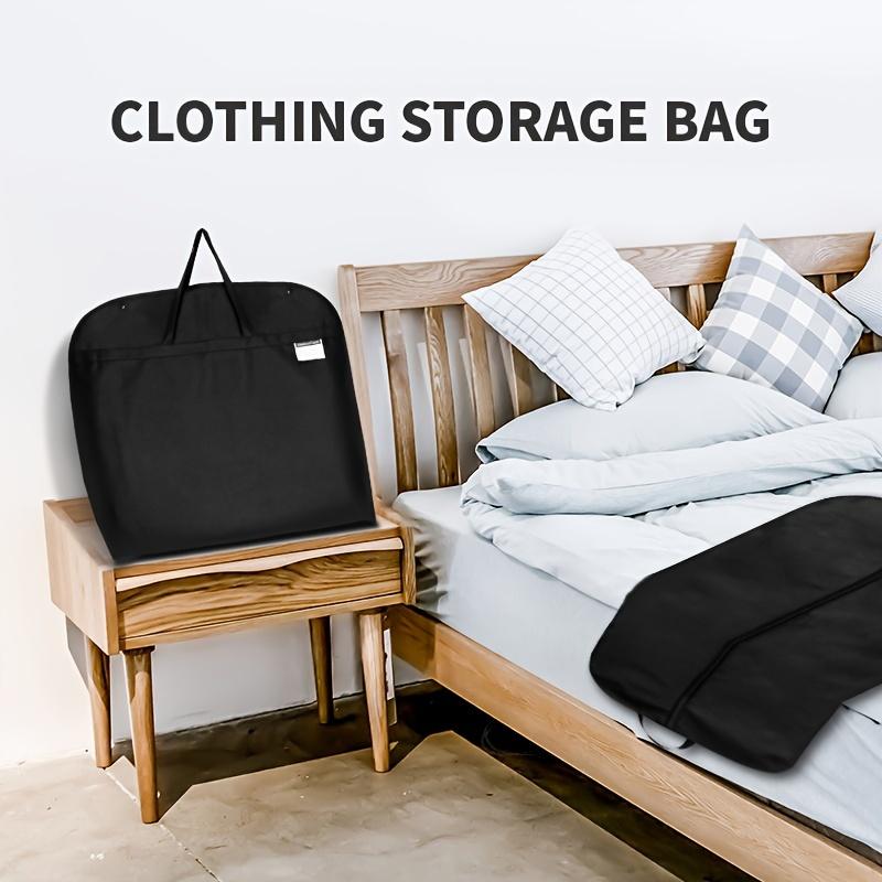 1/4pcs Suit Storage Bags Non-Woven Garment Bag Set with Handle for Closet Organization Dustproof Wedding Dress Protection Cover