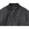 Uniqlo Engineered Garments Collaboration Solid Color Wool Ribbed Sleeve Button Closure Workwear Loose Flight Jacket Unisex Jackets 467597-08