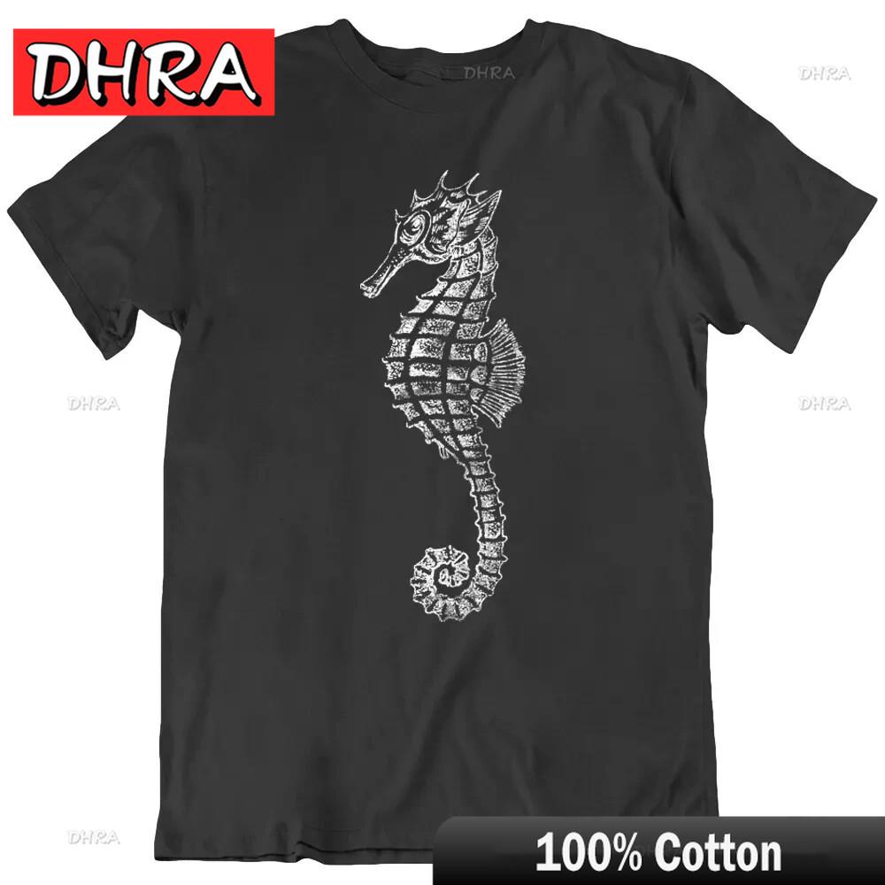 

Seahorse Fish Animal Nature Ocean Aquatic Sea Horse Funny T Shirt Tee Gift New Casual Bold Tee College Printed Streetwear Vibe 4XL