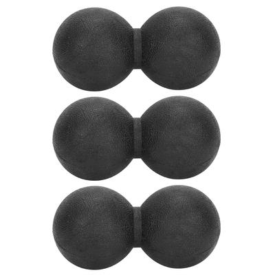 3 Stück Silikon Massageball Erdnussform Muskelentspannung Fitness Massageball für Nacken
