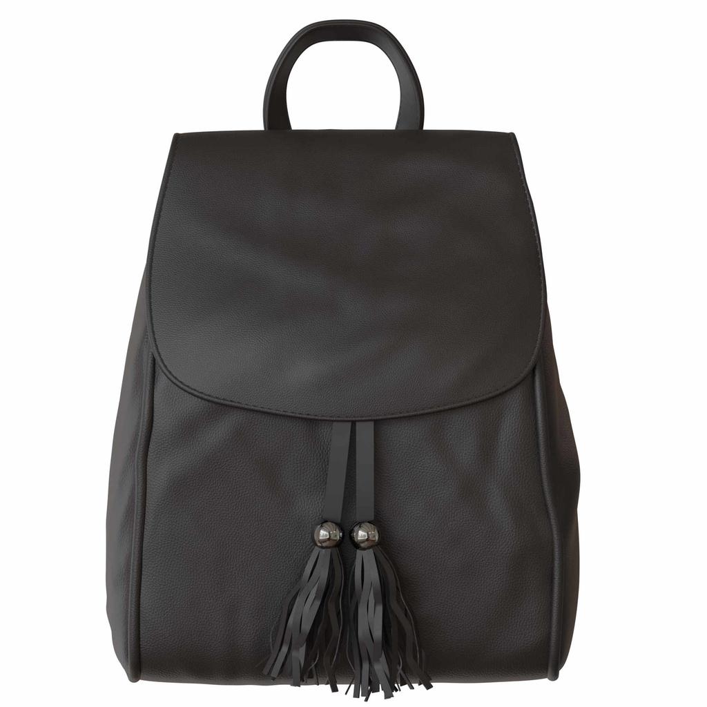 Damen Rucksack Kunstleder Vegan Freizeit Tasche