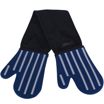 Avanti Silikon Doppel-Ofenhandschuh (Metzgerstreifen)
