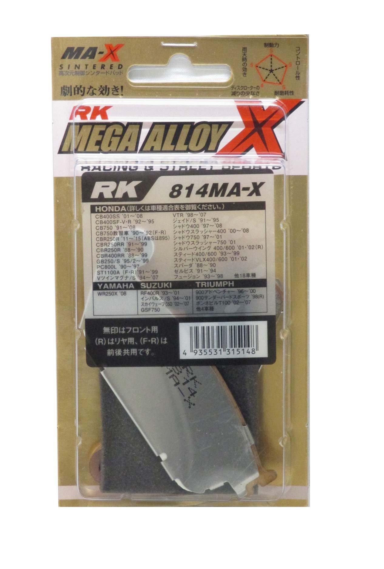 

RK 814MA-X Brake Pad Mega Alloy HONDA: CB400SF/V/R 92~ 95 (Front), For Motorcycles, Motorcycles, Motorcycles, Motorcycles, Motorcycles