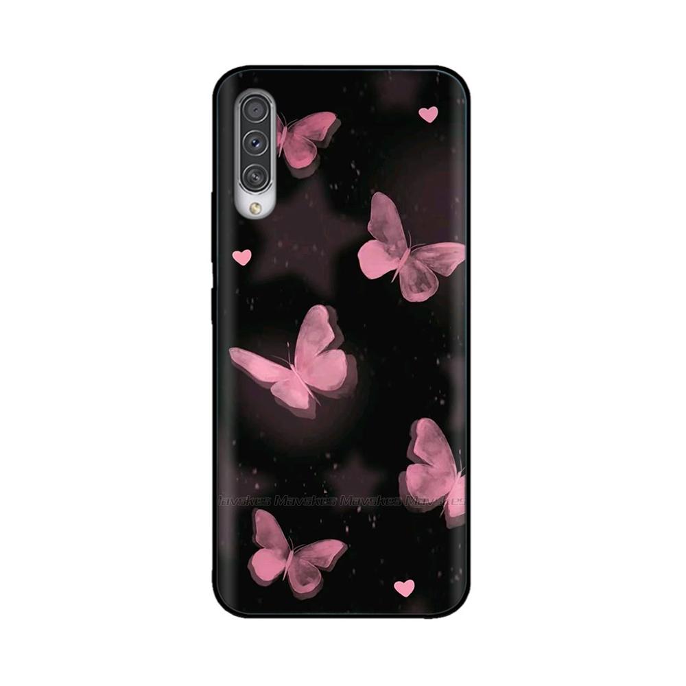 For Samsung Galaxy A50 Case Printed Cartoon Soft TPU Case Silicone Shockproof Back Cover For Samsung A50 A 50 Funny Phone Cases