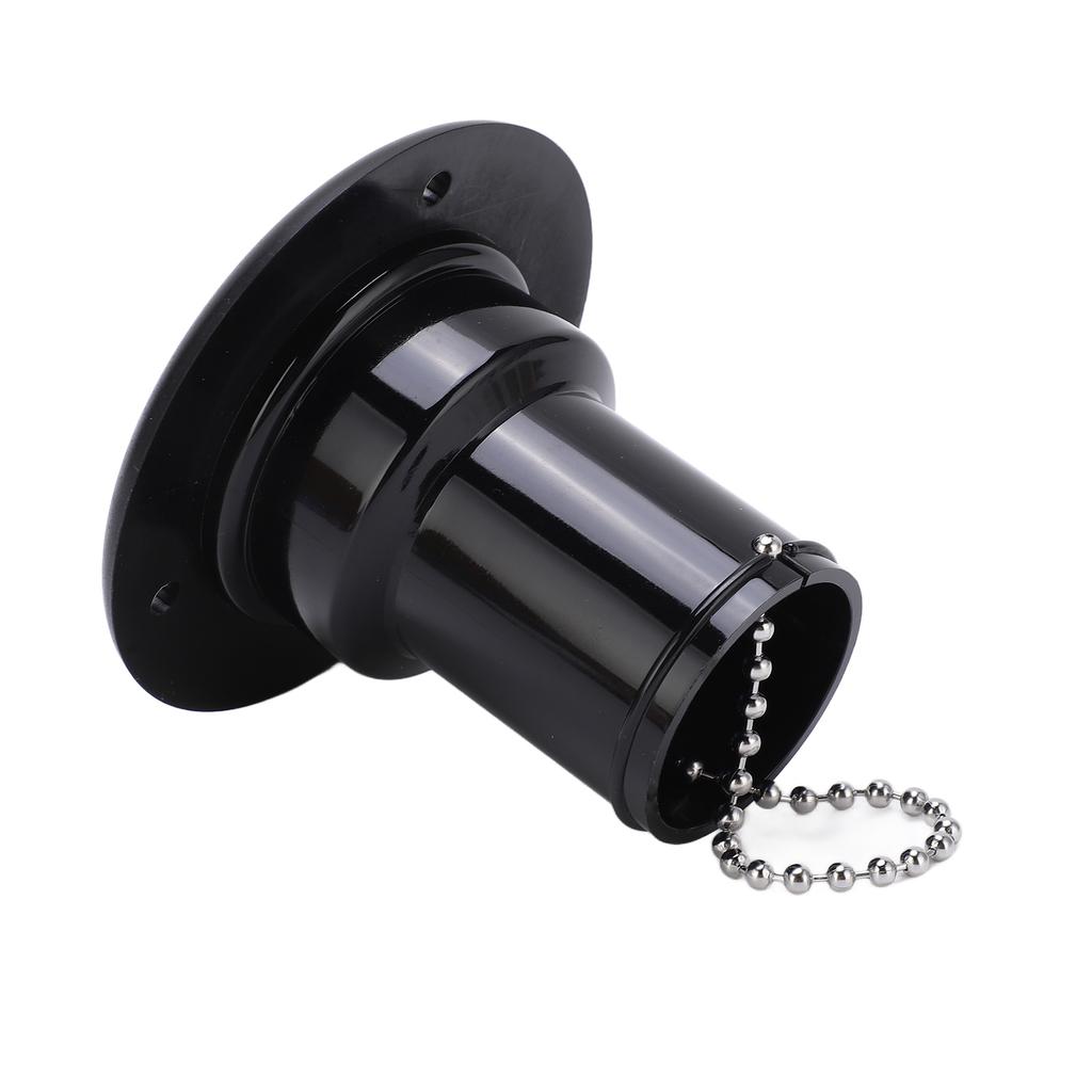 Boat Water Filler Yacht Fittings ABS Deck Water Filler Cap Fill Hatch Inlet for Marine Boat Yacht RVABS Black
