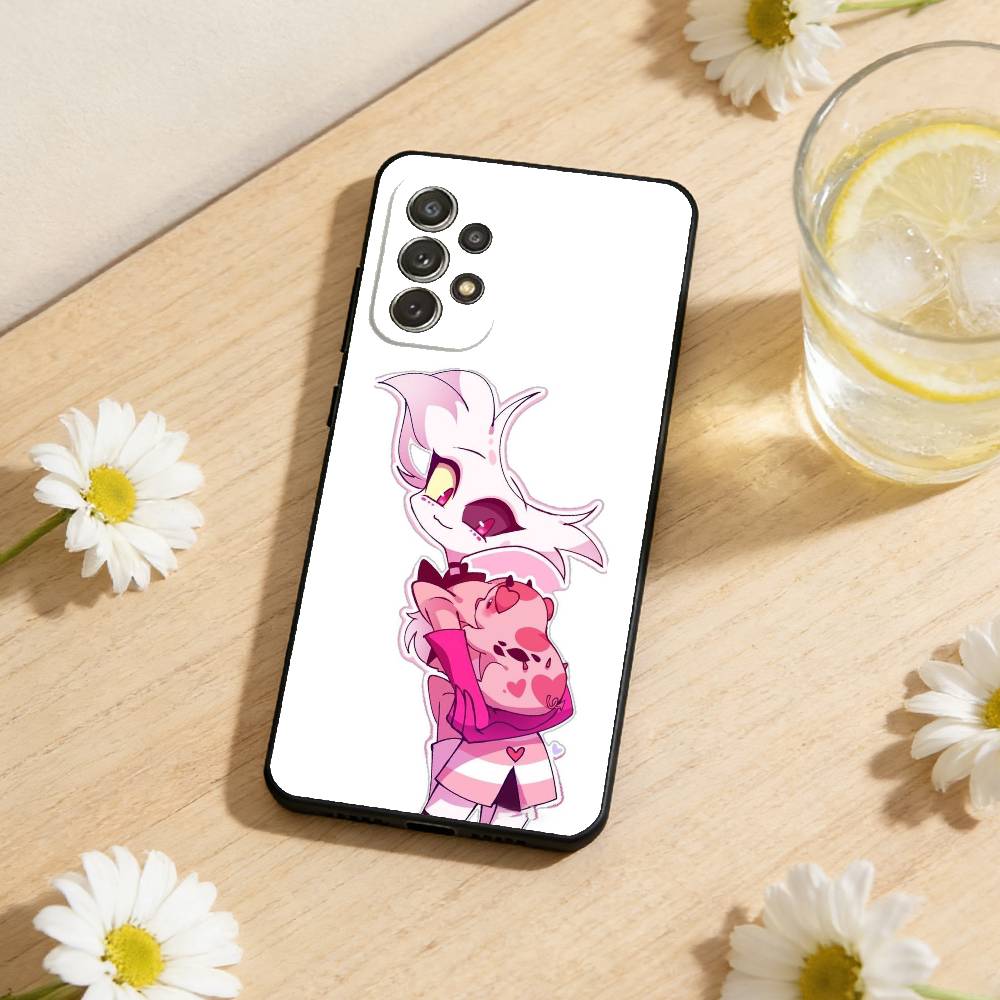 

A-Angel Dust Edgy Sweet Phone Case For Samsung S25,S24,S21,S22,S23,S30,Ultra,S20,Plus,Others Soft Black Cover Samsung S20fe