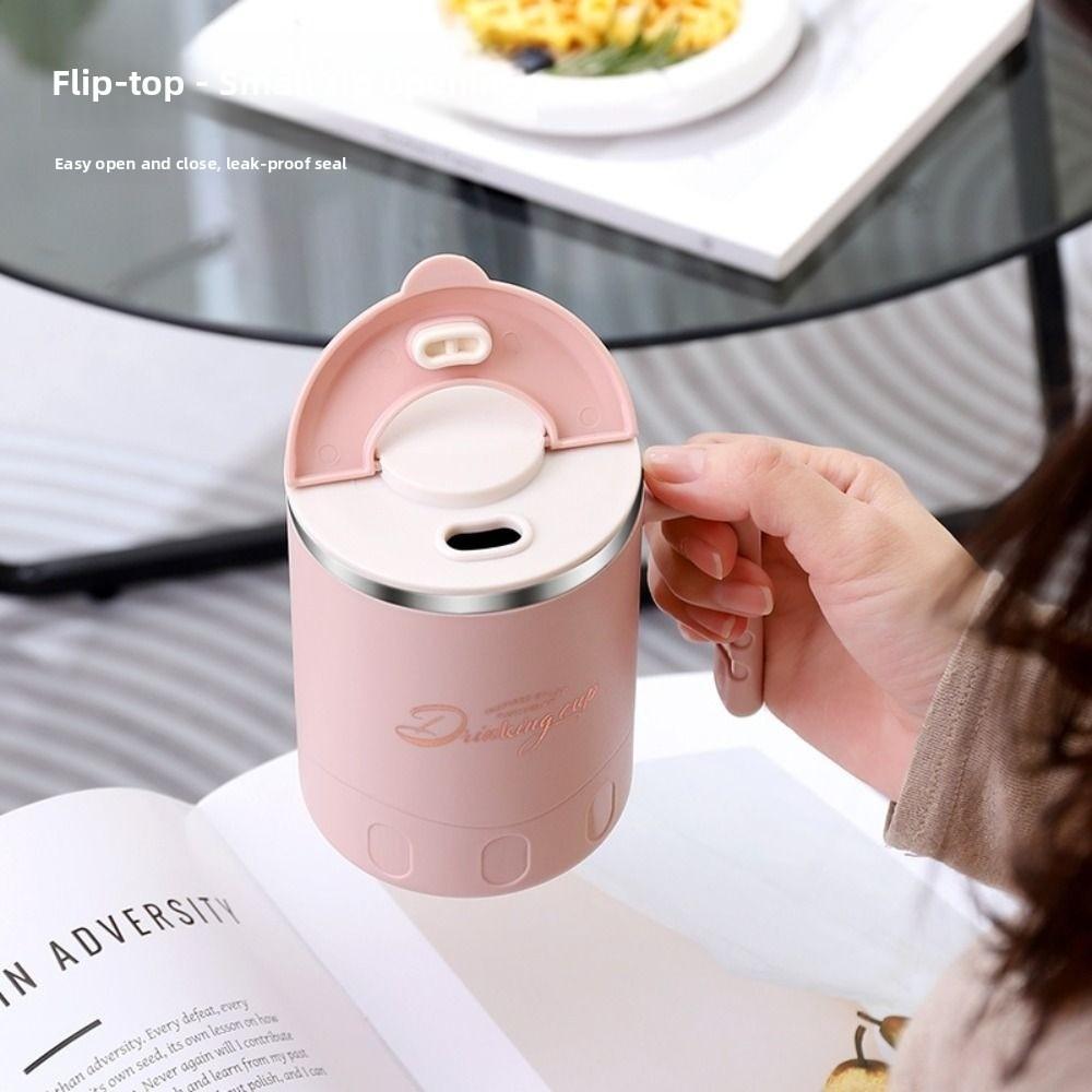 Heat-resistant Milk Coffee Cup 580ml Thermal Mug Portable Insulated Mug  Water Cup