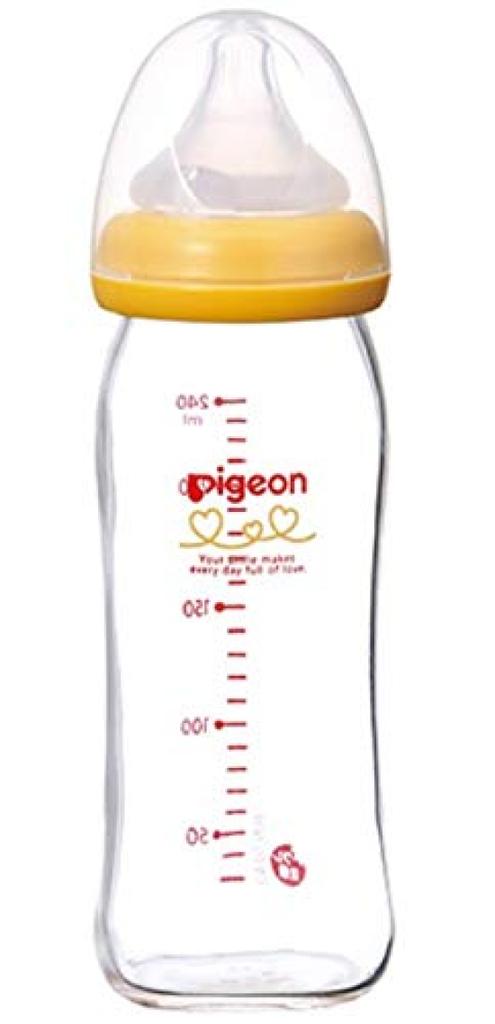 Pigeon Breastmilk Feeling Baby Orange for Ages 0 Months and Up Nipple Is for Ages 3 Months and A Baby Bottle That Will Definitely Support 1 Bottle