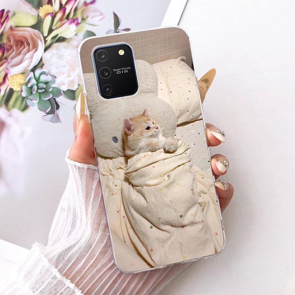 Clear For Samsung S10 Lite Case Cute Fashion Butterfly Funny Painted Casing For Samsung Galaxy S10 Lite SM-G770F SM-G770U1 Cover