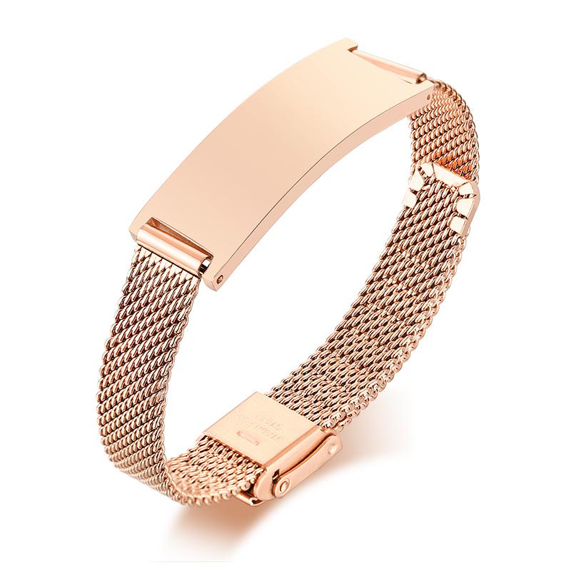 Personalized Milanese Mesh Bracelet for Women Custom Name Stainless Steel Adjustable To My Daughter Inspiration Mom's Gift