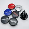 4pcs 60MM ( 56MM I.D ) Rays Logo Emblem Car Wheel Center Caps Wheel Hubcaps Auto Rim Centre Cover Black/Silver Car Accessories