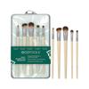 Daily Defined Eye Makeup Brush Kit 6 Piece Set Eco-Friendly Bamboo Handles Sustainable Makeup Brushes Liquid Cream Powder Travel