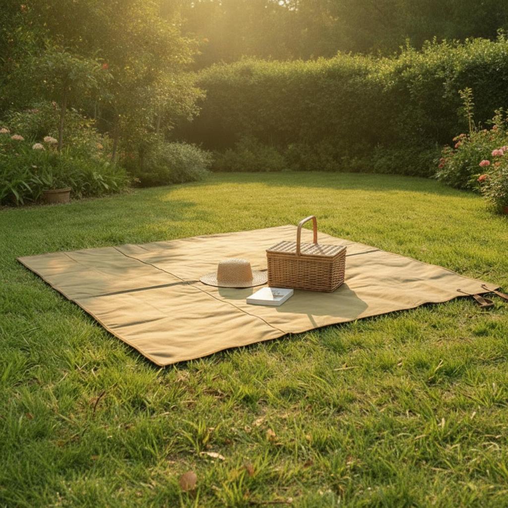Portable Outdoor Waterproof Pad 600D Oxford PVC Park Picnic Blanket Foldable
