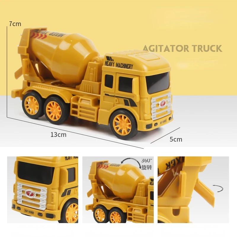 1Pc Diecast Car Engineering Model Excavator Crane Dump Truck Garbage Vehicle Classic City Construction Children Toy for Boy