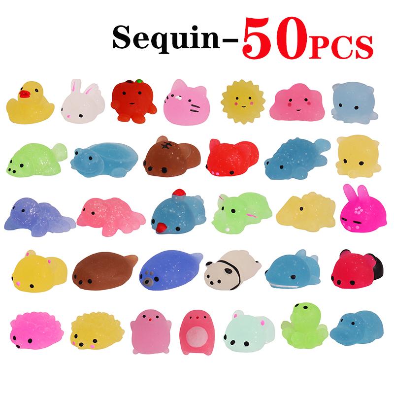10/30/50 Stück Kawaii Mochi Squishy Spielzeug Langsam aufsteigend Stressabbau Spielzeug Mitgebsel Geburtstag Geschenke Party Mitgebsel für Kinder Packung