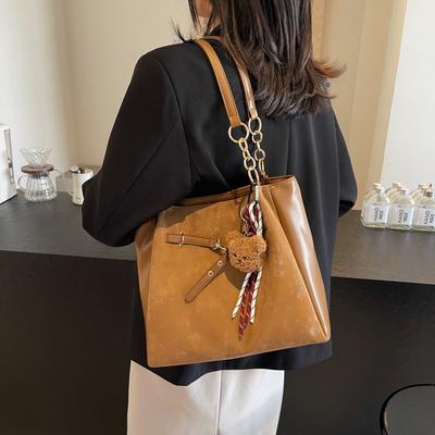 Premium Commuter Bag Women's 2025 Winter Trendy Fashion Retro Versatile Shoulder Bag Large Capacity Tote Bag