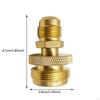 Propanflaschen Regler Adapter, Anschluss an 3/8" Außengewinde Einfache Installation Zubehör Praktisch
