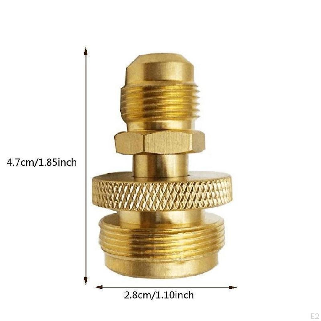 Propanflaschen Regler Adapter, Anschluss an 3/8" Außengewinde Einfache Installation Zubehör Praktisch