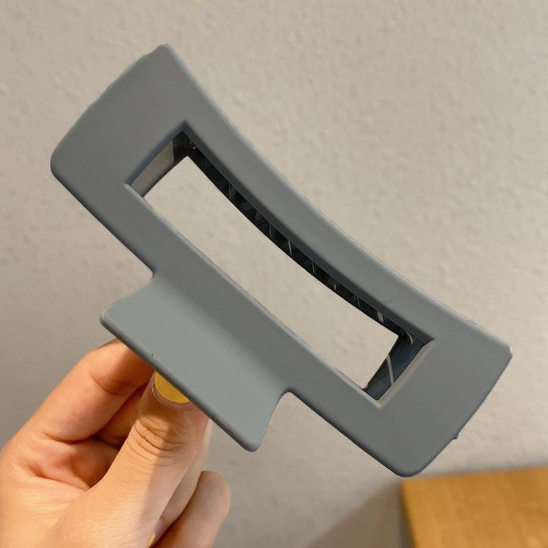 2pcs 10cm Women Thick Ponytail Hair Claws Large Geometric Square Claw Minimalist Lady Hair Claw Girls Hair Accessories